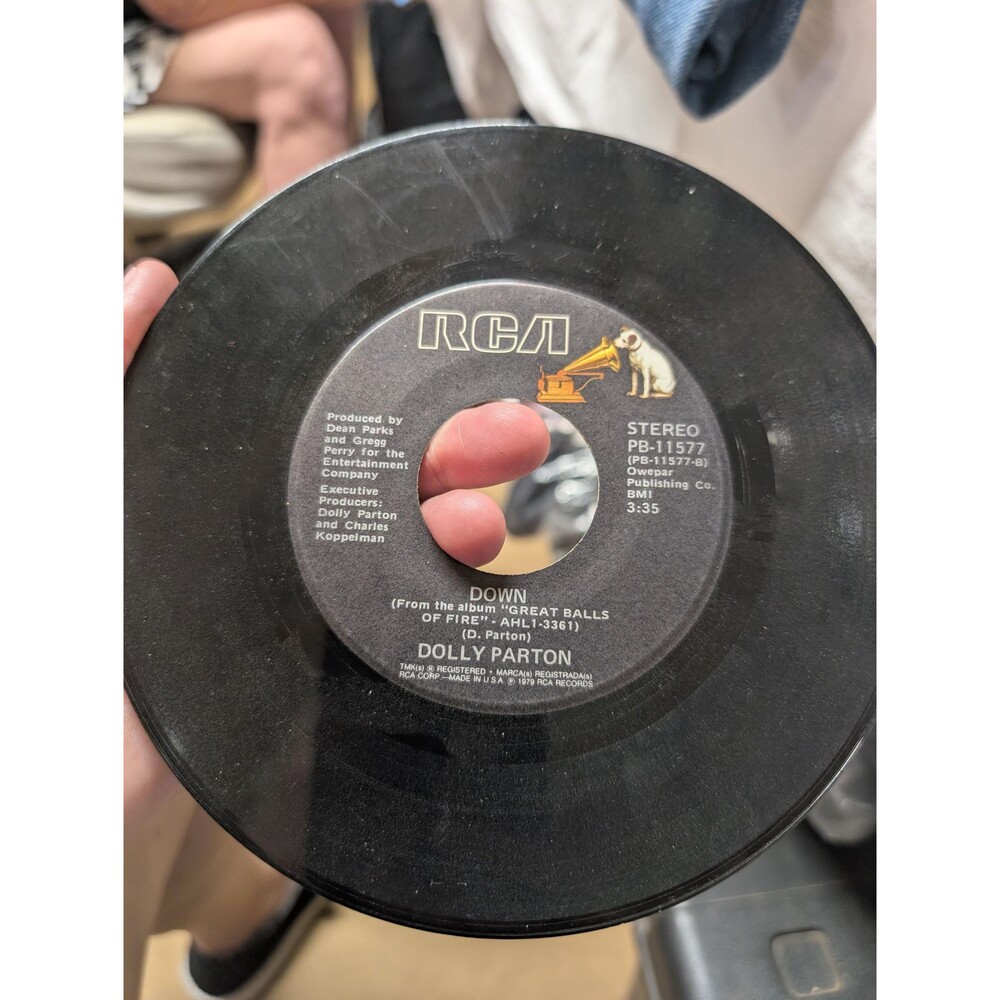 Vintage RCA Dolly Parton 45 RPM Vinyl Single PB-11577 - Free Shipping